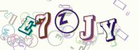 This is a captcha-picture. It is used to prevent mass-access by robots. (see: www.captcha.net)